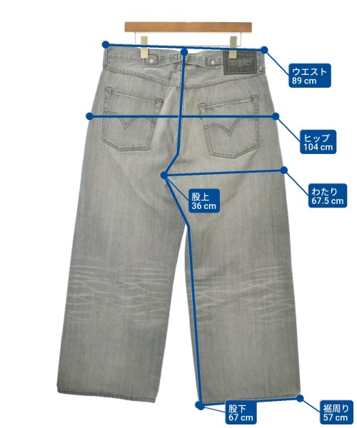 JUNYA WATANABE MAN（ジュンヤワタナベマン）デニムパンツ グレー サイズ:XS メンズ/2200629574038