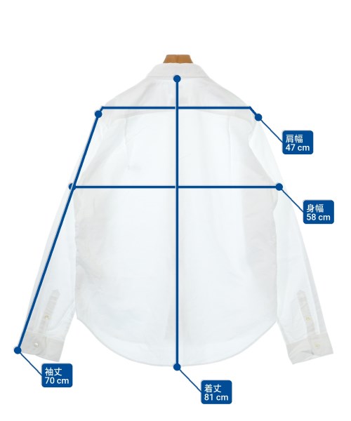 JUNYA WATANABE MAN（ジュンヤワタナベマン）カジュアルシャツ 白 サイズ:XL メンズ/2200630528013