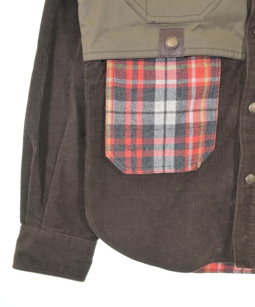 JUNYA WATANABE MAN（ジュンヤワタナベマン）カジュアルシャツ 茶 サイズ:XS メンズ/2200631340034