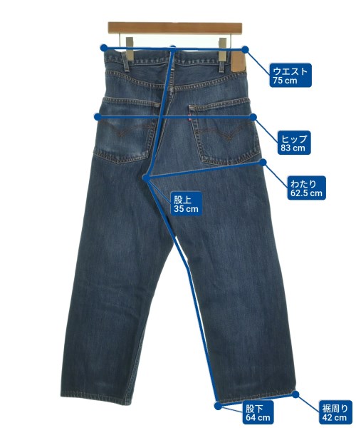 JUNYA WATANABE MAN（ジュンヤワタナベマン）デニムパンツ 紺 サイズ:M メンズ/2200624988281