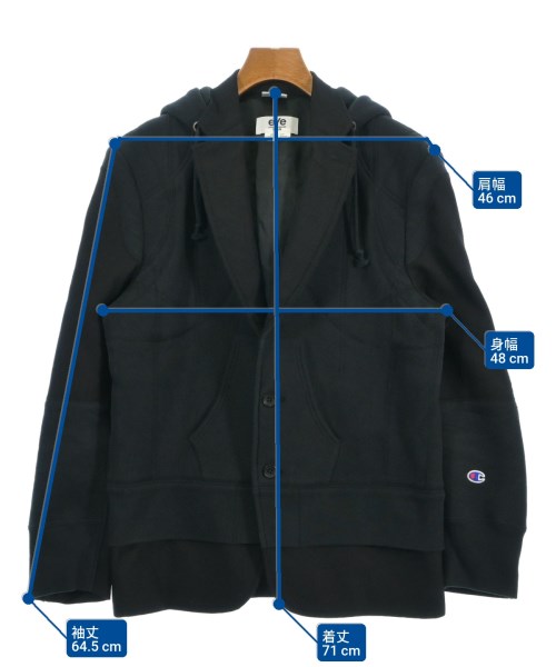 JUNYA WATANABE MAN（ジュンヤワタナベマン）カジュアルジャケット 黒 サイズ:S メンズ/2200624988342