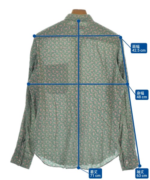 JUNYA WATANABE MAN（ジュンヤワタナベマン）カジュアルシャツ 緑 サイズ:M メンズ/2200624988380