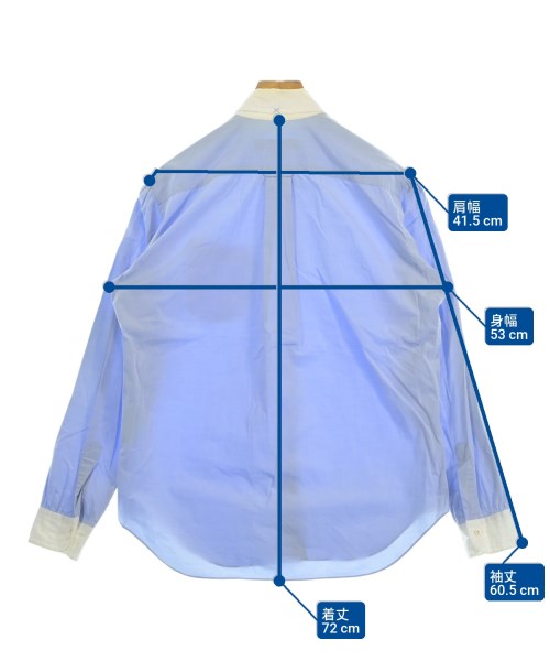 JUNYA WATANABE MAN（ジュンヤワタナベマン）カジュアルシャツ 青 サイズ:S メンズ/2200624988694