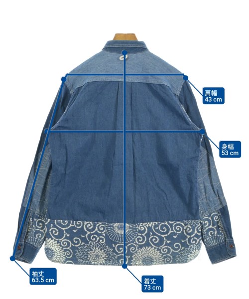 JUNYA WATANABE MAN（ジュンヤワタナベマン）カジュアルシャツ 紺 サイズ:M メンズ/2200624988717