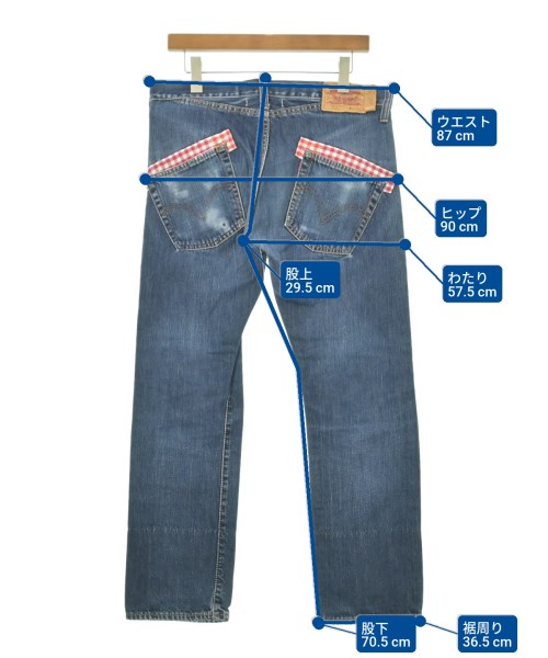 JUNYA WATANABE MAN（ジュンヤワタナベマン）デニムパンツ 青 サイズ:31(M位) メンズ/2200628481146