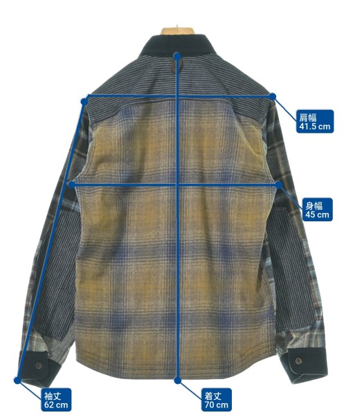 JUNYA WATANABE MAN（ジュンヤワタナベマン）カジュアルシャツ 紺 サイズ:S メンズ/2200633555191