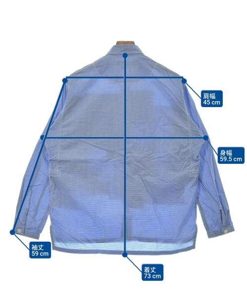 JUNYA WATANABE MAN（ジュンヤワタナベマン）カジュアルシャツ 青 サイズ:XS メンズ/2200634493034