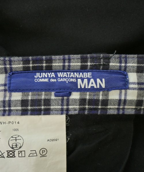 JUNYA WATANABE MAN（ジュンヤワタナベマン）クロップドパンツ 黒 サイズ:L メンズ/2200610716027