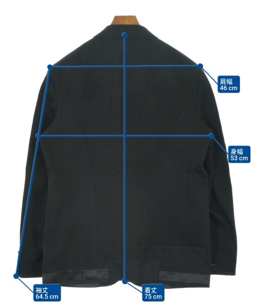 JUNYA WATANABE MAN（ジュンヤワタナベマン）テーラードジャケット 黒 サイズ:XL メンズ/2200597214288