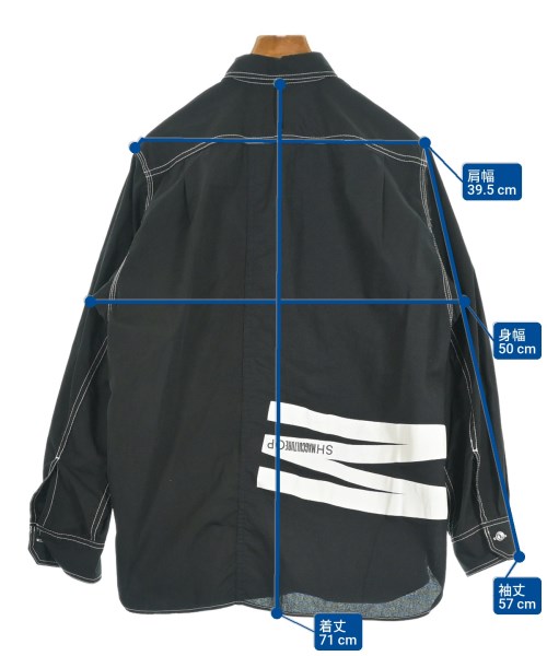 JUNYA WATANABE MAN（ジュンヤワタナベマン）カジュアルシャツ 黒 サイズ:XS メンズ/2200609980965