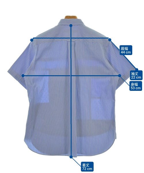 JUNYA WATANABE MAN（ジュンヤワタナベマン）カジュアルシャツ 青 サイズ:XS メンズ/2200620128032