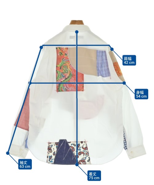 JUNYA WATANABE MAN（ジュンヤワタナベマン）カジュアルシャツ 白 サイズ:M メンズ/2200620216067