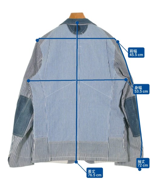 JUNYA WATANABE MAN（ジュンヤワタナベマン）カジュアルジャケット 青 サイズ:L メンズ/2200617001027