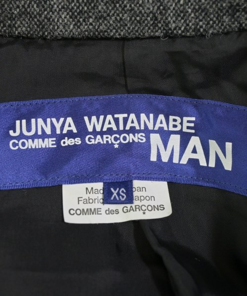 JUNYA WATANABE MAN（ジュンヤワタナベマン）チェスターコート 黒 サイズ:XS メンズ/2200621342031