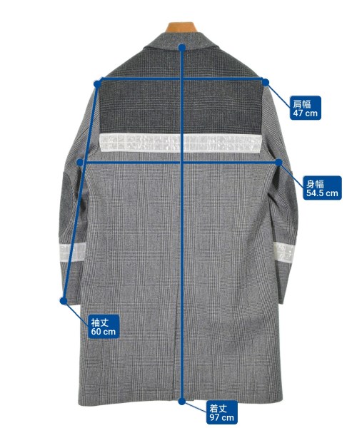 JUNYA WATANABE MAN（ジュンヤワタナベマン）チェスターコート 黒 サイズ:XS メンズ/2200621342031