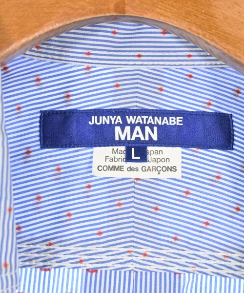 JUNYA WATANABE MAN（ジュンヤワタナベマン）カジュアルシャツ 青 サイズ:L メンズ/2200599811249
