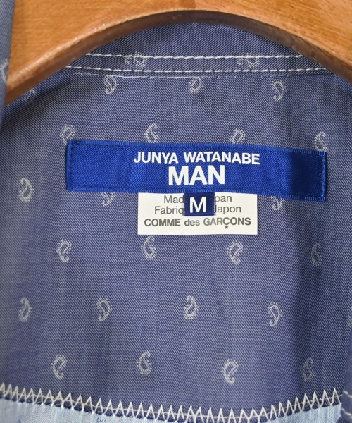 JUNYA WATANABE MAN（ジュンヤワタナベマン）カジュアルシャツ 青 サイズ:M メンズ/2200600988014
