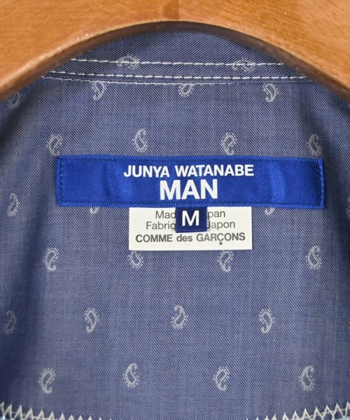 JUNYA WATANABE MAN（ジュンヤワタナベマン）カジュアルシャツ 青 サイズ:M メンズ/2200601107186