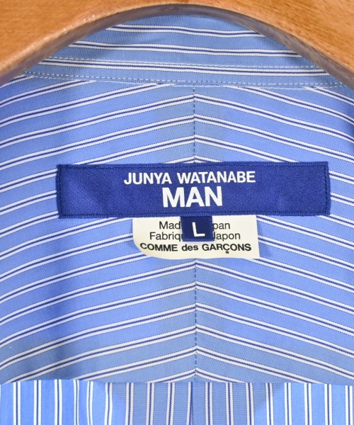 JUNYA WATANABE MAN（ジュンヤワタナベマン）カジュアルシャツ 青 サイズ:L メンズ/2200605477100