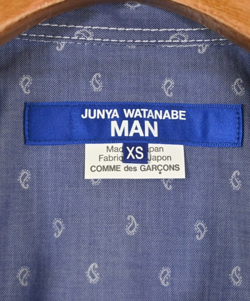 JUNYA WATANABE MAN（ジュンヤワタナベマン）カジュアルシャツ 青 サイズ:XS メンズ/2200605947061