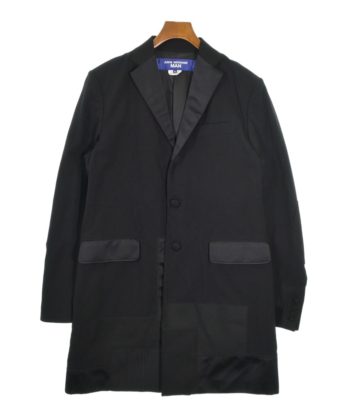 JUNYA WATANABE MAN チェスターコート 2019AW JUNYA WATANABE MAN（ジュンヤワタナベマン）チェスターコート 黒