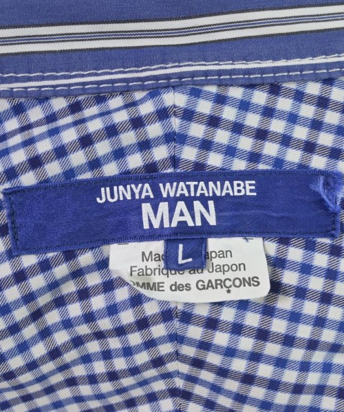 JUNYA WATANABE MAN（ジュンヤワタナベマン）カジュアルシャツ 青 サイズ:L メンズ/2200673702111