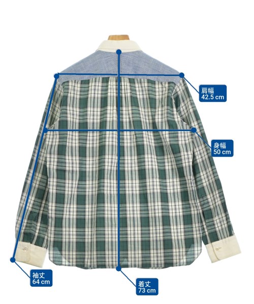 JUNYA WATANABE MAN（ジュンヤワタナベマン）カジュアルシャツ 緑 サイズ:M メンズ/2200677653082