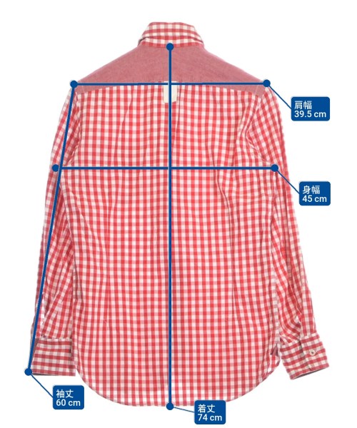 JUNYA WATANABE MAN（ジュンヤワタナベマン）カジュアルシャツ 赤 サイズ:XS メンズ/2200673393241