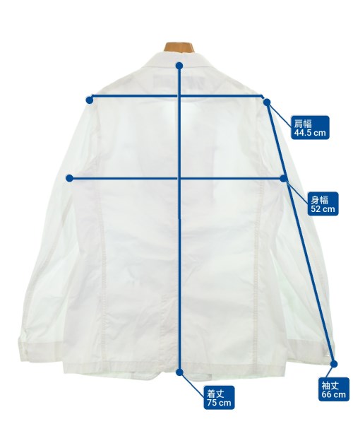 JUNYA WATANABE MAN（ジュンヤワタナベマン）テーラードジャケット 白 サイズ:S メンズ/2200679725015