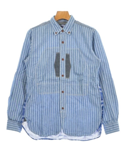 JUNYA WATANABE MAN(ジュンヤワタナベマン)カジュアルシャツ 青 サイズ:XS/2200680431103