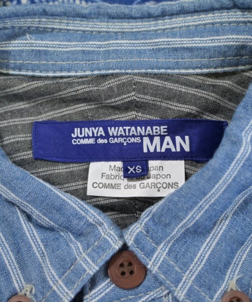 JUNYA WATANABE MAN（ジュンヤワタナベマン）カジュアルシャツ 青 サイズ:XS メンズ/2200680431103