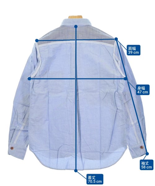 JUNYA WATANABE MAN（ジュンヤワタナベマン）カジュアルシャツ 青 サイズ:XS メンズ/2200680431110