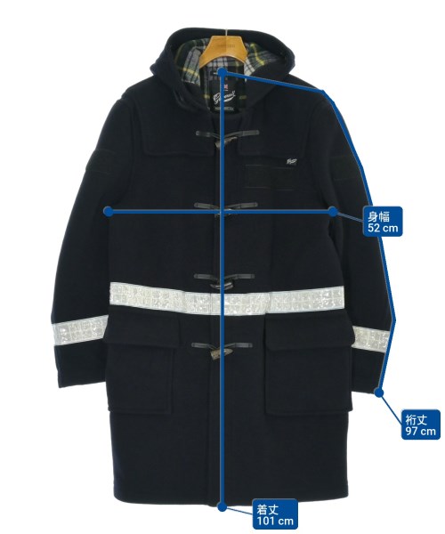 JUNYA WATANABE MAN（ジュンヤワタナベマン）ダッフルコート 紺 サイズ:M メンズ/2200695349011
