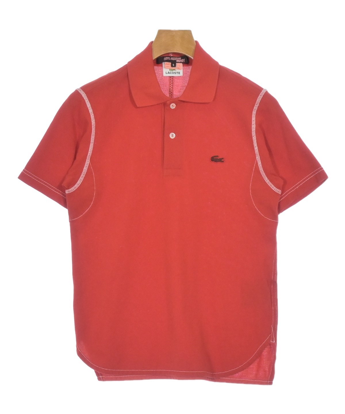 AD2004 JUNYA WATANABE MAN ポロシャツ M JUNYA WATANABE MAN（ジュンヤワタナベマン）ポロシャツ 赤 サイズ:S