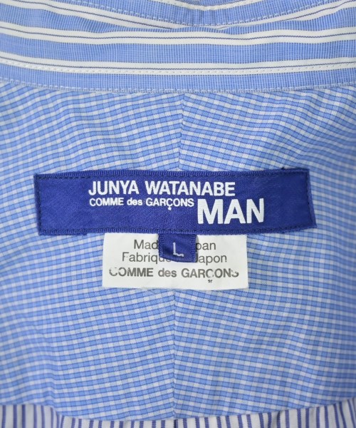 JUNYA WATANABE MAN（ジュンヤワタナベマン）カジュアルシャツ 青 サイズ:L メンズ/2200694620135