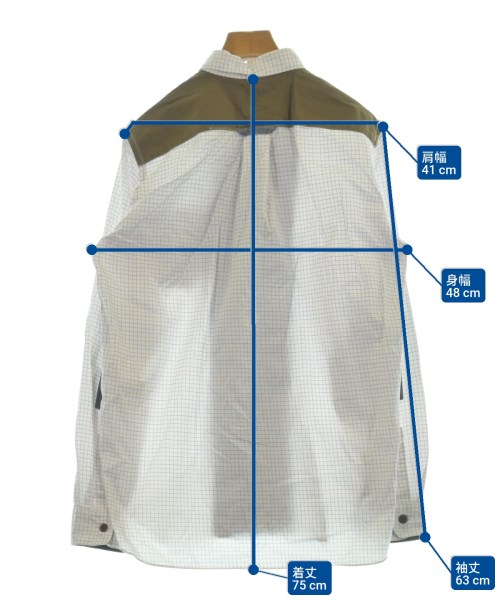 JUNYA WATANABE MAN（ジュンヤワタナベマン）カジュアルシャツ 白 サイズ:M メンズ/2200656399093