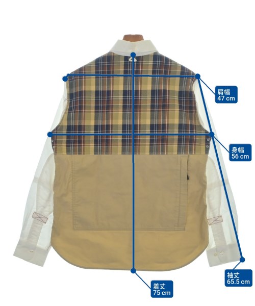 JUNYA WATANABE MAN（ジュンヤワタナベマン）カジュアルシャツ 白 サイズ:XXL メンズ/2200657470081