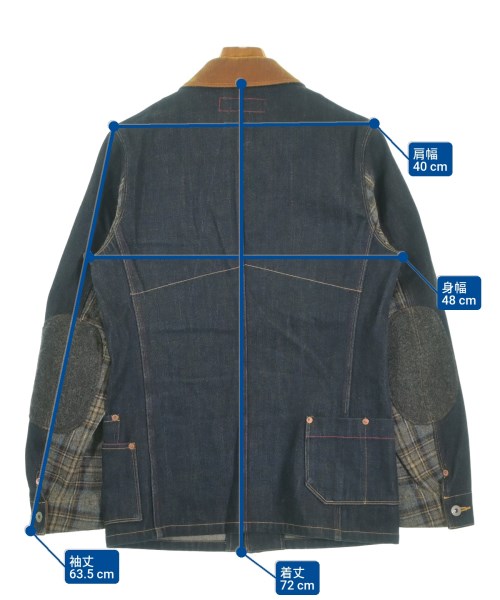 JUNYA WATANABE MAN（ジュンヤワタナベマン）カバーオール 紺 サイズ:S メンズ/2200657486037