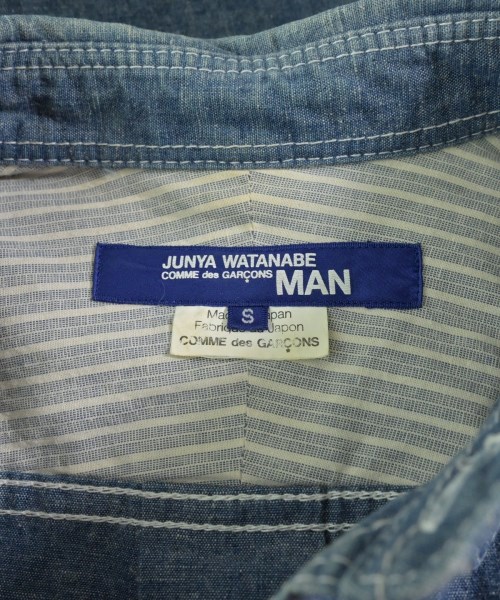JUNYA WATANABE MAN（ジュンヤワタナベマン）カジュアルシャツ 青 サイズ:S メンズ/2200657891053