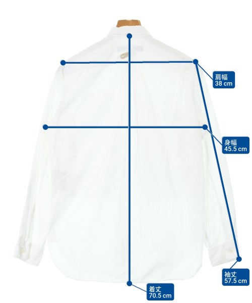 JUNYA WATANABE MAN（ジュンヤワタナベマン）カジュアルシャツ 白 サイズ:XS メンズ/2200658175022