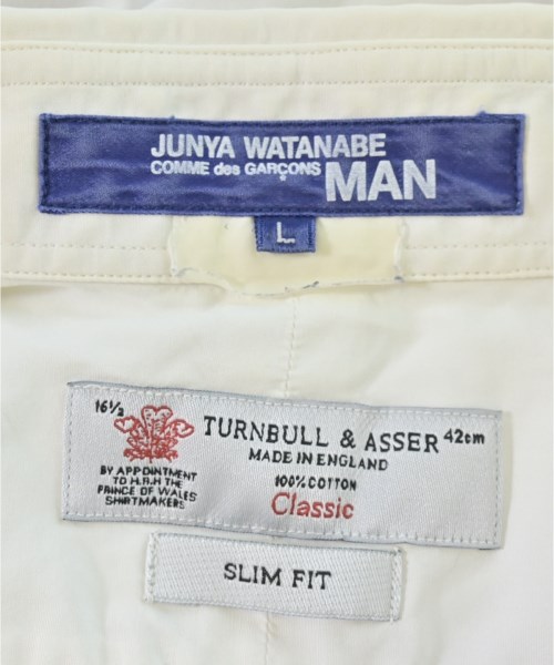JUNYA WATANABE MAN（ジュンヤワタナベマン）カジュアルシャツ 白 サイズ:L メンズ/2200657271022