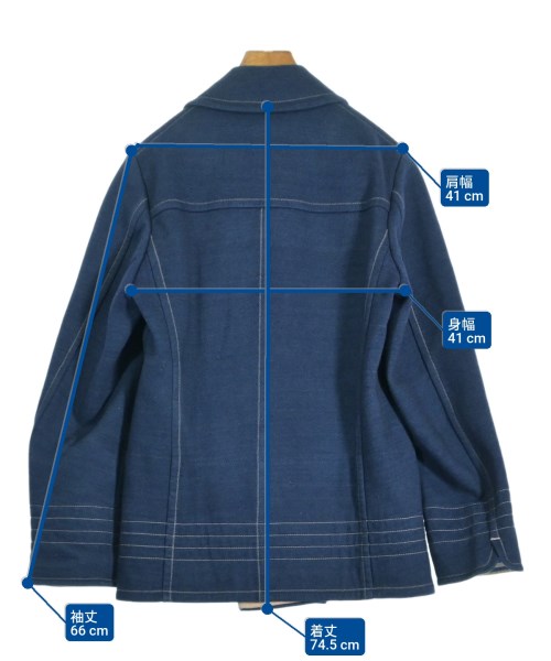 JUNYA WATANABE MAN（ジュンヤワタナベマン）ピーコート 青 サイズ:S メンズ/2200658667015