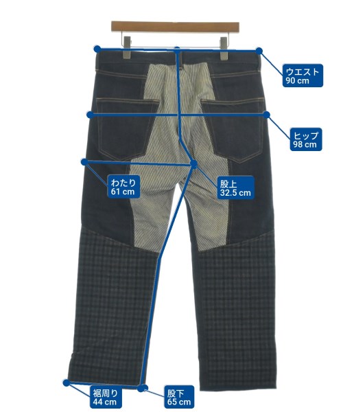 JUNYA WATANABE MAN（ジュンヤワタナベマン）デニムパンツ 紺 サイズ:M メンズ/2200660267074