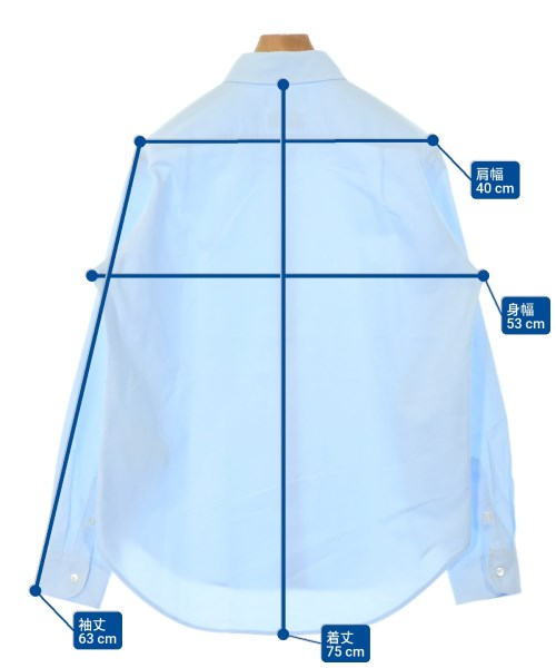 JUNYA WATANABE MAN（ジュンヤワタナベマン）カジュアルシャツ 青 サイズ:XS メンズ/2200661308028