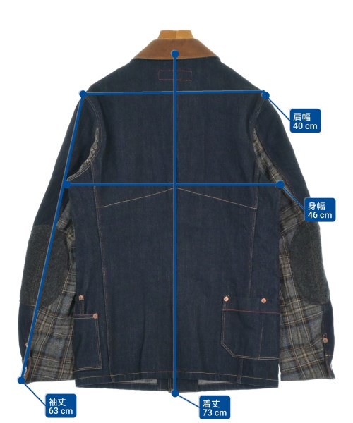 JUNYA WATANABE MAN（ジュンヤワタナベマン）デニムジャケット 紺 サイズ:S メンズ/2200662396017