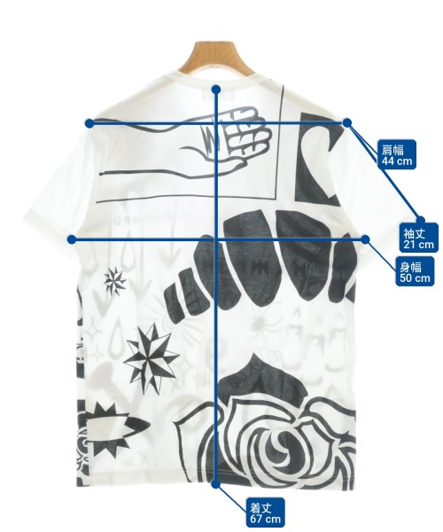 JUNYA WATANABE MAN（ジュンヤワタナベマン）Tシャツ・カットソー 白 サイズ:S メンズ/2200715041185