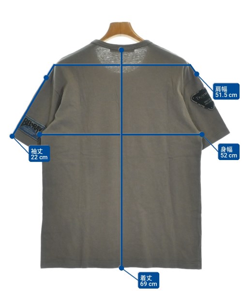 JUNYA WATANABE MAN（ジュンヤワタナベマン）Tシャツ・カットソー グレー サイズ:L メンズ/2200718993306