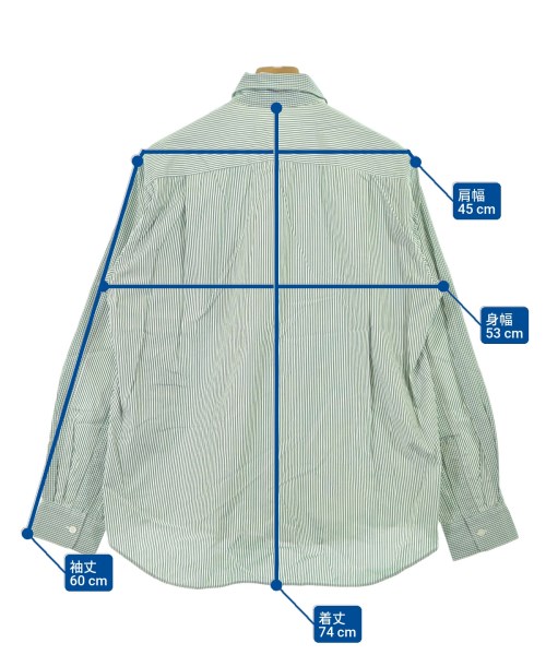 JUNYA WATANABE MAN（ジュンヤワタナベマン）カジュアルシャツ 緑 サイズ:L メンズ/2200632961337