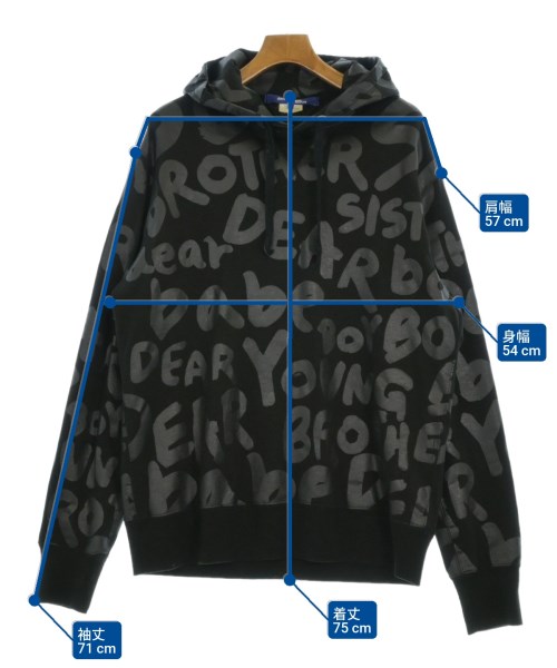 JUNYA WATANABE MAN（ジュンヤワタナベマン）パーカー 黒 サイズ:L メンズ/2200645268010