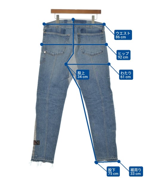JUNYA WATANABE MAN（ジュンヤワタナベマン）デニムパンツ 青 サイズ:M メンズ/2200645516081